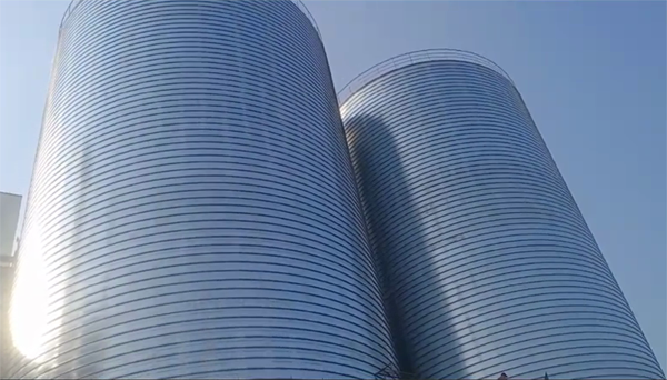 官渡2座混凝土高架卷板仓